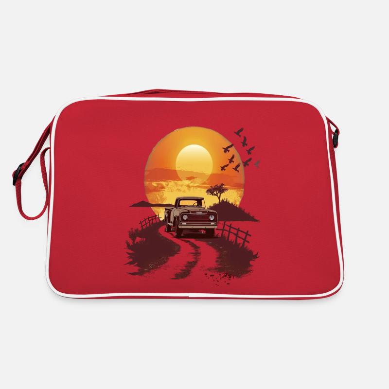 Sunset Road Classic Pickup Retro Bag
