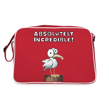 Absolutely Incredible - Retro Bag - red/white - Back