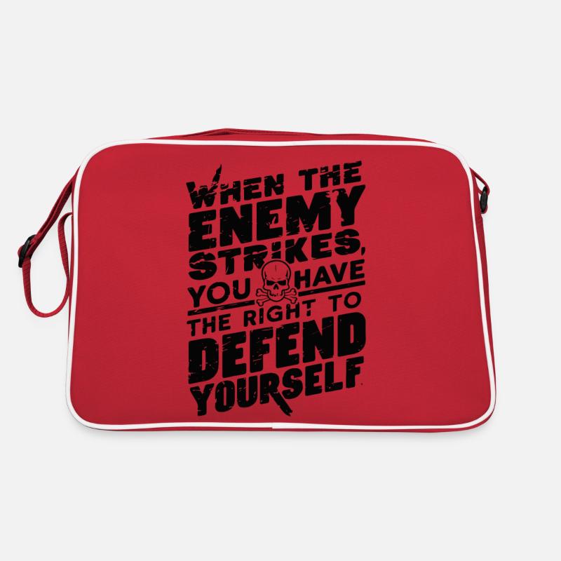 WHEN THE ENEMY STRIKES Retro Bag