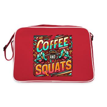 Coffee And Squats 11 - Retro Bag - red/white - Back