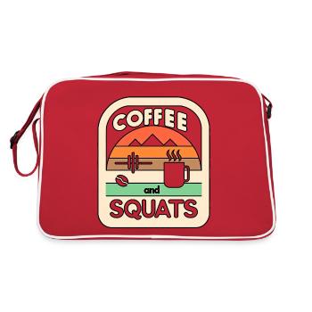 Coffee And Squats 7 - Retro Bag - red/white - Back