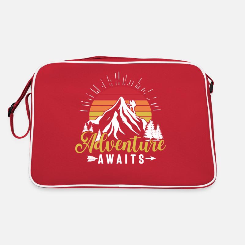 Adventure Awaits Retro Tasche