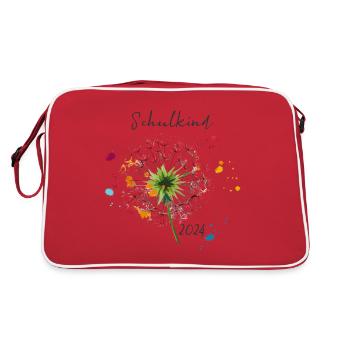 Schoolchild 2024 - Dandelion - Retro Bag - red/white - Back