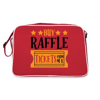 Buy Raffle Tickets From Me 7 - Retro Bag - red/white - Back