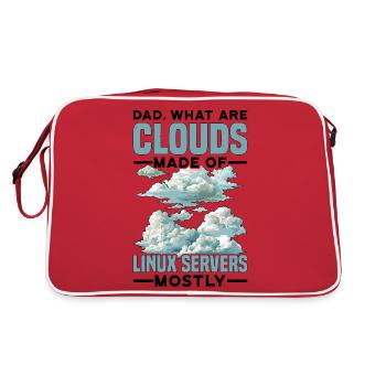 De quoi sont faits les clouds, les serveurs Linux principalement 31 - Sac Retro - rouge/blanc - Dos
