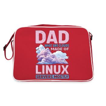 De quoi sont faits les clouds, les serveurs Linux principalement 32 - Sac Retro - rouge/blanc - Dos