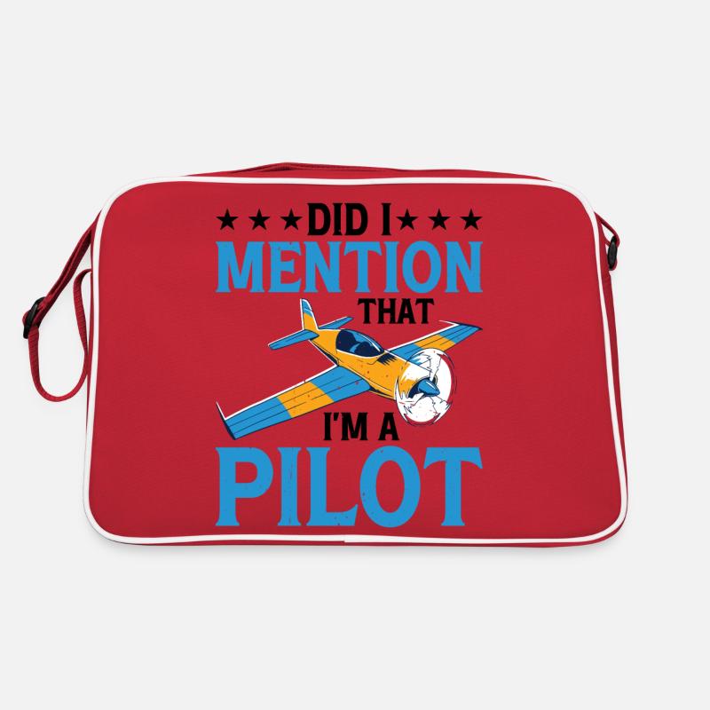 Did I Mention That I'm A Pilot 2 Retro Bag