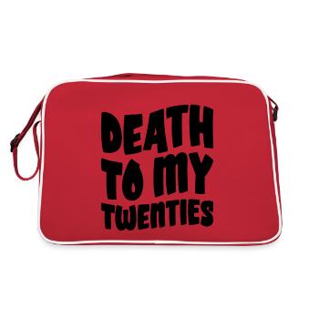 Death To My Twenties - Retro Bag - red/white - Back