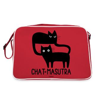 Chat Masutra - Sac Retro - rouge/blanc - Dos