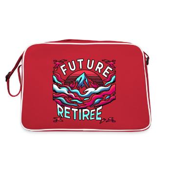 Future Retiree 5 - Retro Bag - red/white - Back