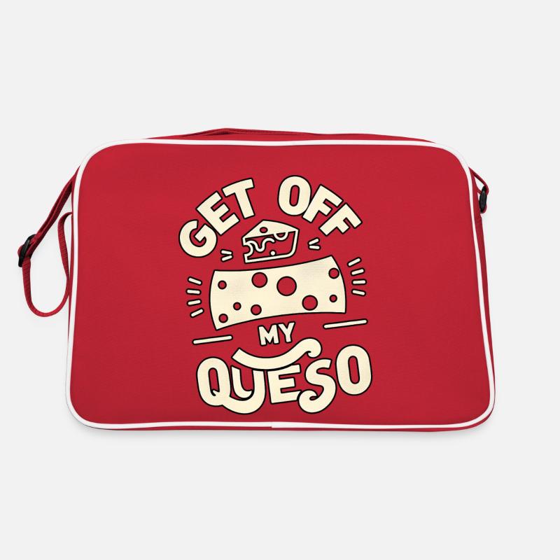 Get Off My Queso 5 Retro Tasche