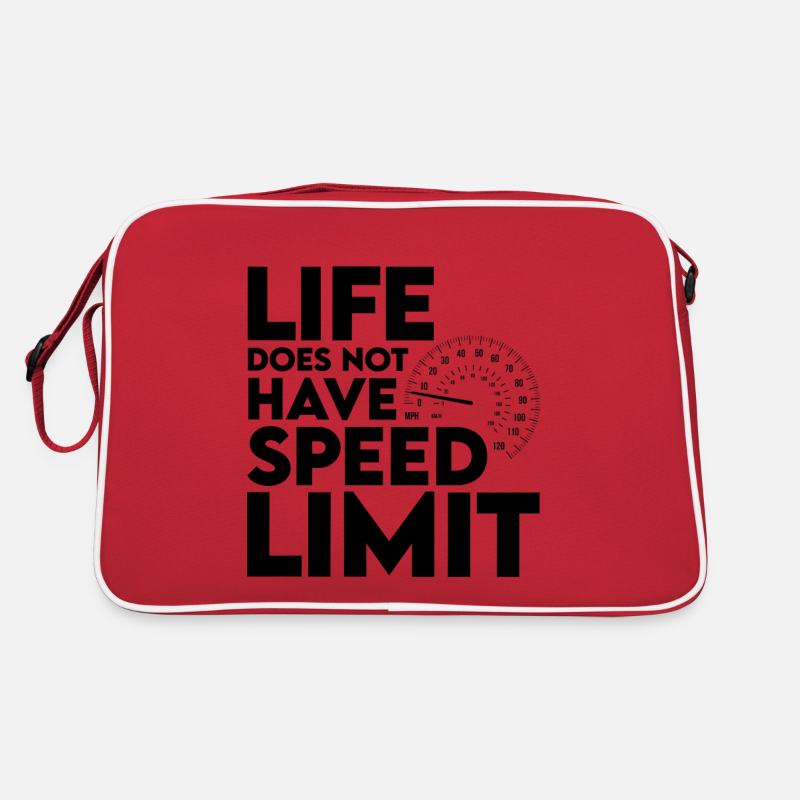 Life Does Not Have Speed Limit 2 Retro Tasche