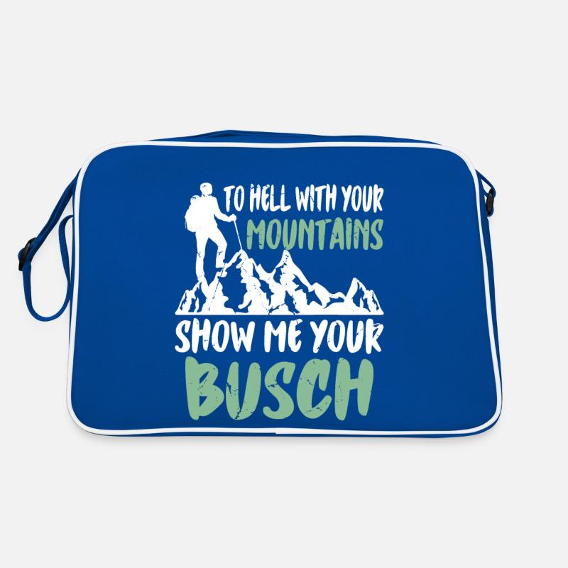 Berg wanderer Retro Tasche