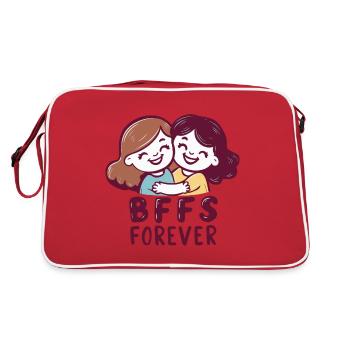 BFFS FOREVER - Retro Bag - red/white - Back