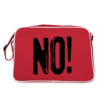 NO! - Retro Bag - red/white - Back