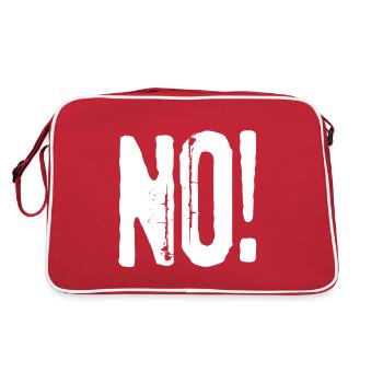NO! - Retro Bag - red/white - Back