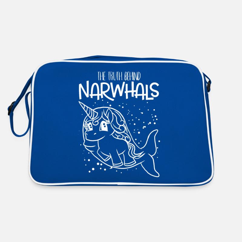 The Truth Behind Narwhals Unicorn Inside Fun Fish Retro Bag