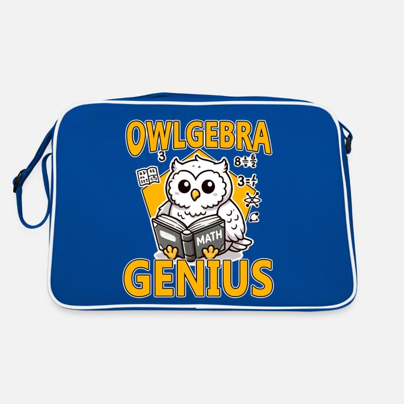 Owlgebra Genius Math Lover Funny Teacher Retro Bag