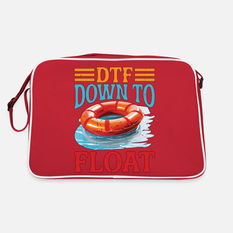 DTF Down To Float Retro Tasche