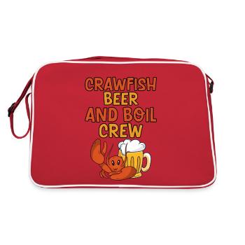 Crawfish Beer And Boil Crew 2 - Retro Bag - red/white - Back