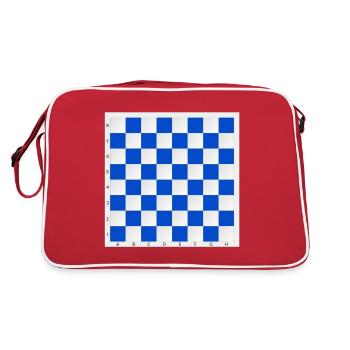 Portable Chess Board - Play Chess Instantly 2 - Retro Bag - red/white - Back