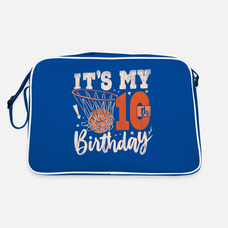 C’est mon 10e anniversaire de basketteur 10 ans Sac Retro