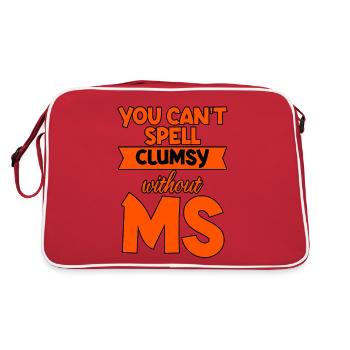 Vous ne pouvez pas épeler maladroit sans MS 4 - Sac Retro - rouge/blanc - Dos