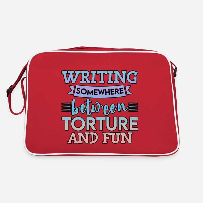 Writing, Somewhere Between Torture And Fun 4 Retro Bag