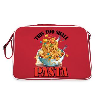 Cela aussi doit pâtes 8 - Sac Retro - rouge/blanc - Dos