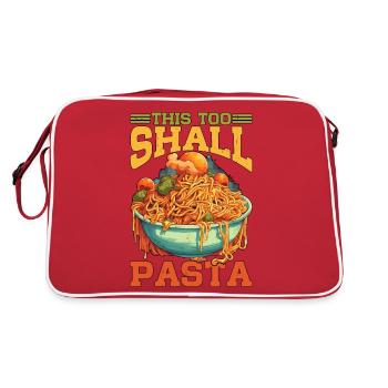 Cela aussi doit pâtes 9 - Sac Retro - rouge/blanc - Dos