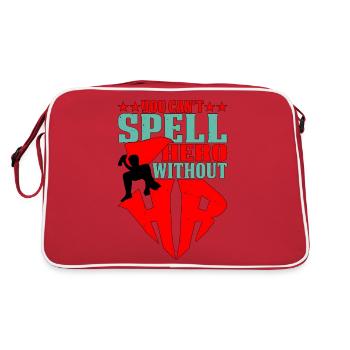 You Can't Spell Hero Without Hr 5 - Retro Bag - red/white - Back
