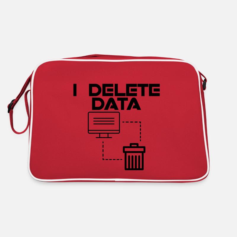 I Delete Data 2 Retro Tasche