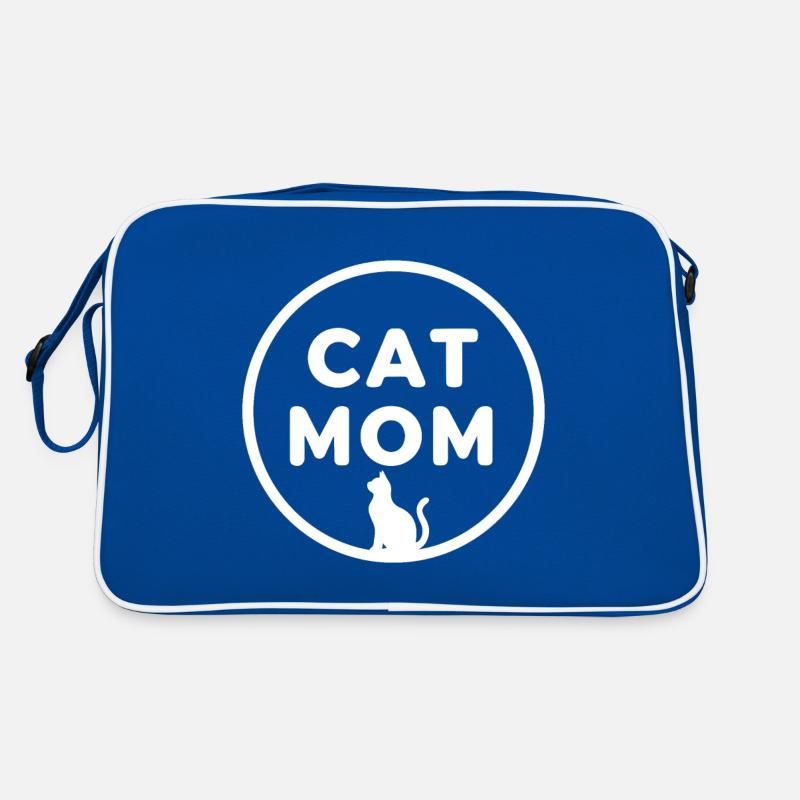 KATZENMAMA (HELLES TEXTDESIGN) Retro Tasche