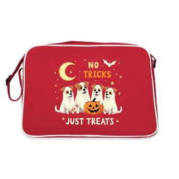 HALLOWEEN, PAS D’ASTUCES, JUSTE DES FRIANDISES - Sac Retro - rouge/blanc - Dos