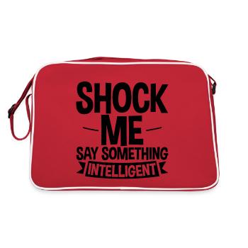 Shock Me, Say Something Intelligent 4 - Retro Bag - red/white - Back
