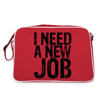 J’ai besoin d’un nouvel emploi 3 - Sac Retro - rouge/blanc - Dos