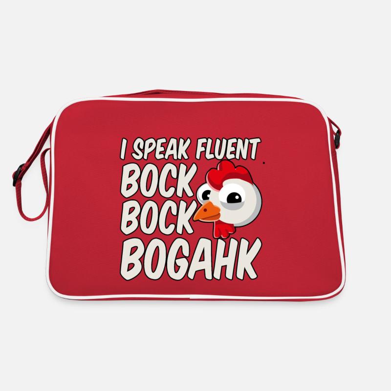 Je parle couramment Bock Bock Bogahk Sac Retro