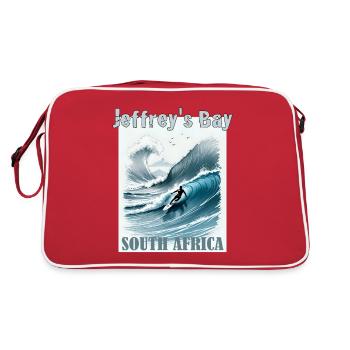 Jeffrey's Bay Surfing Adventure Jeffreys Bay - Retro Bag - red/white - Back
