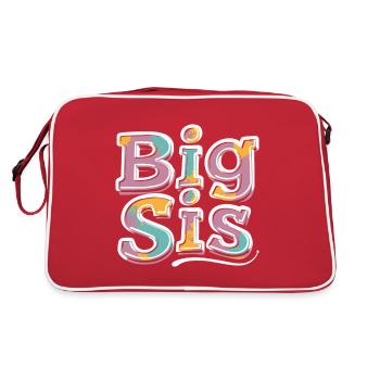 BIG SIS - Retro Bag - red/white - Back