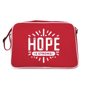 Hope is Strong - Retro Bag - red/white - Back
