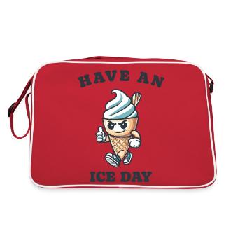 Have an nice day - Retro Bag - red/white - Back