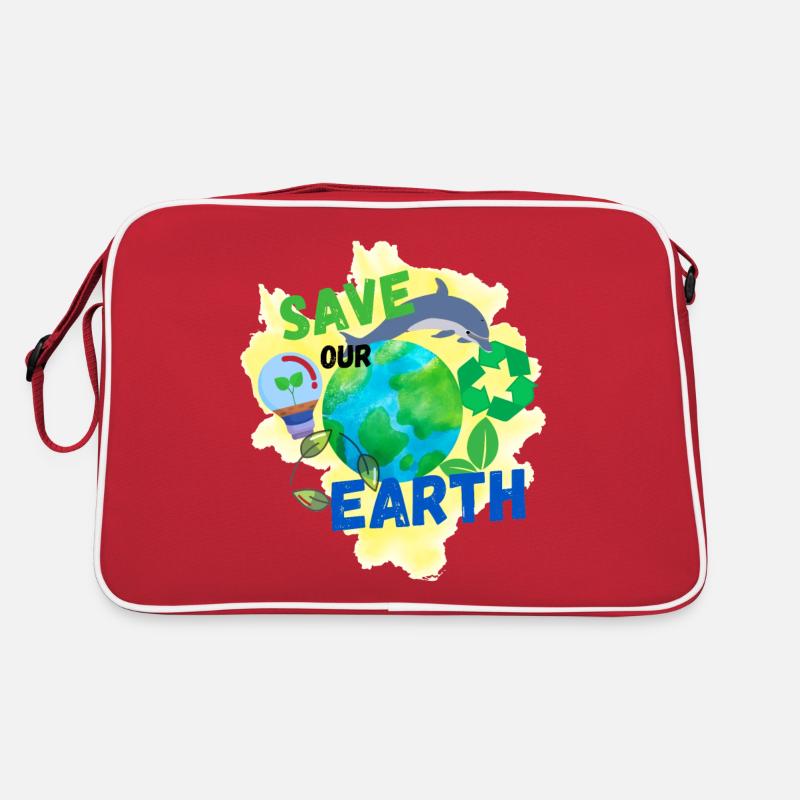 Save Our Earth Retro Bag