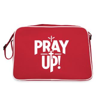 Priez haut - Sac Retro - rouge/blanc - Dos