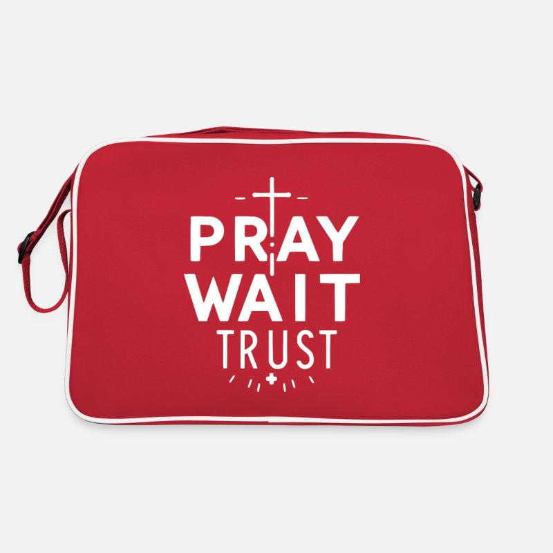 Pray Wait Trust Retro Bag
