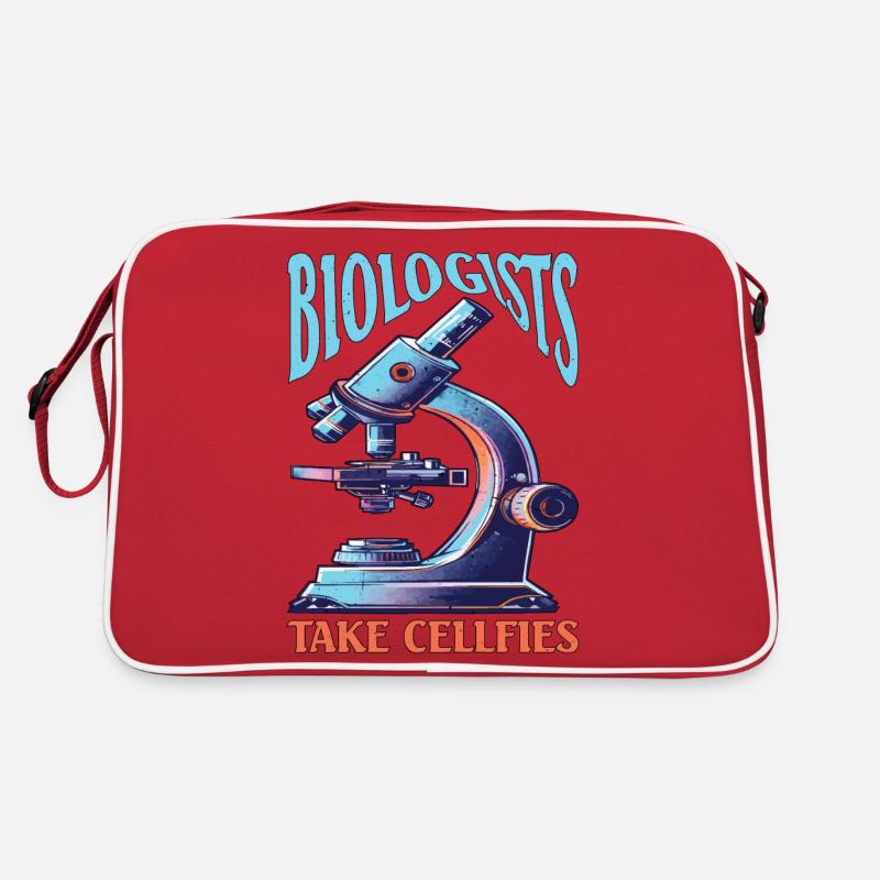 Biologists Take Cellfies Retro Tasche