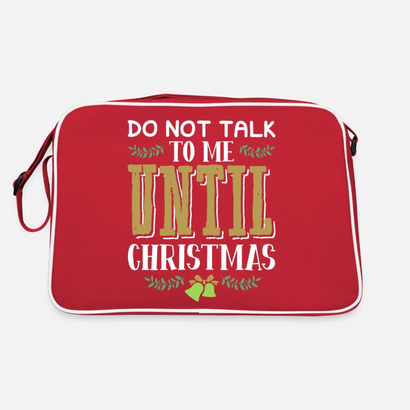 Do not talk to me until Christmas Retro Tasche