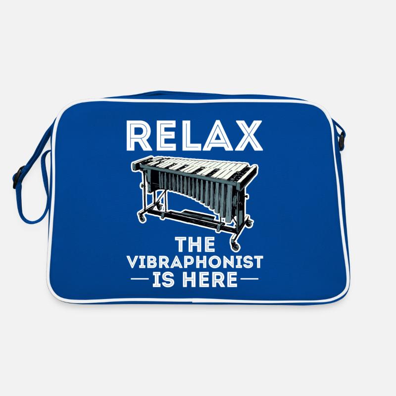 Relax The Vibraphonist Is Here Electronic Vibes Retro Tasche