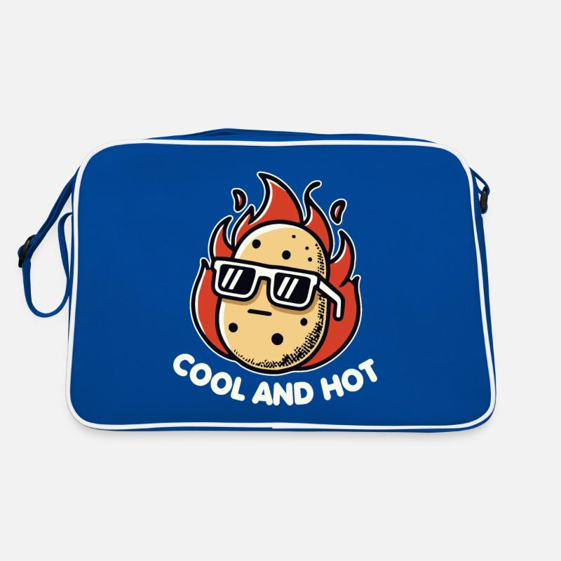 Cool Et Chaud Drôle Pomme De Terre Mignon Frites Sac Retro