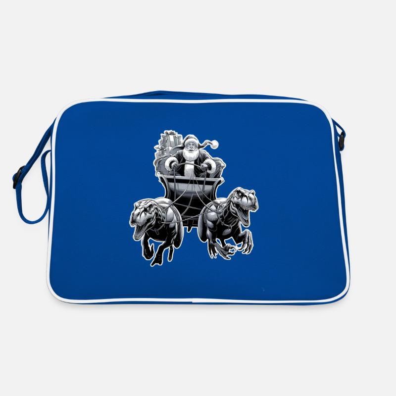 Christmas with Dinosaurs Retro Bag