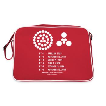 Integrated Flight Test - Retro Bag - red/white - Back